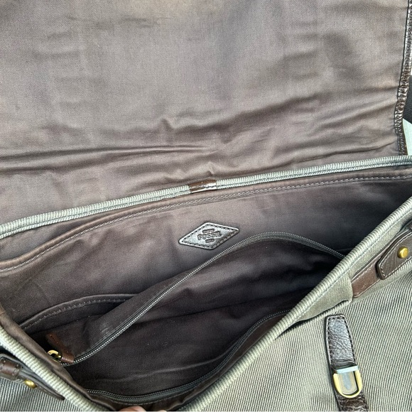 Vintage fossil messenger bag - Picture 3 of 7